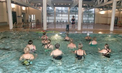 The wave, water aerobics, class at Red's in Lafayette, La