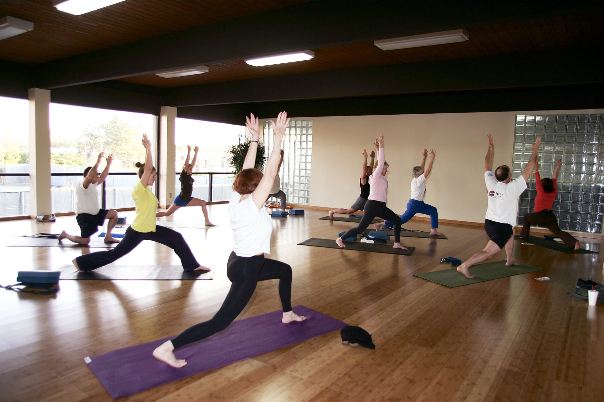 Yoga studio in Red's in Lafayette, La