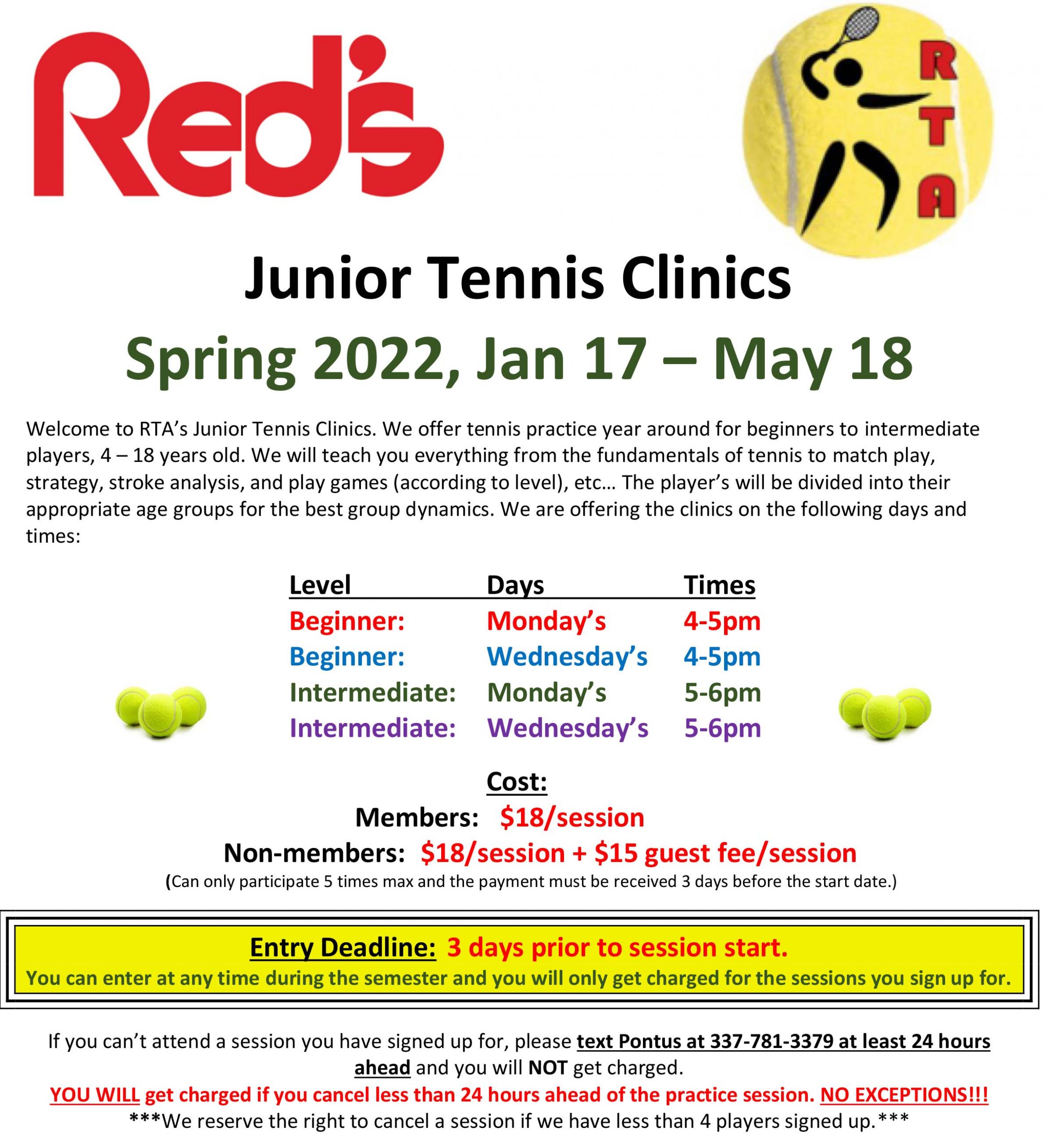 Red's Junior Tennis Academy