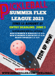 Summer Flex League 2023 Poster