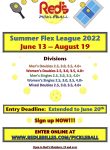Summer Flex League 2022 Extended Deadline Poster JPEG