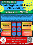 2024 Adult Beginner Clinic Poster