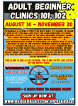 Adult Beginner Clinic Poster Fall 2024