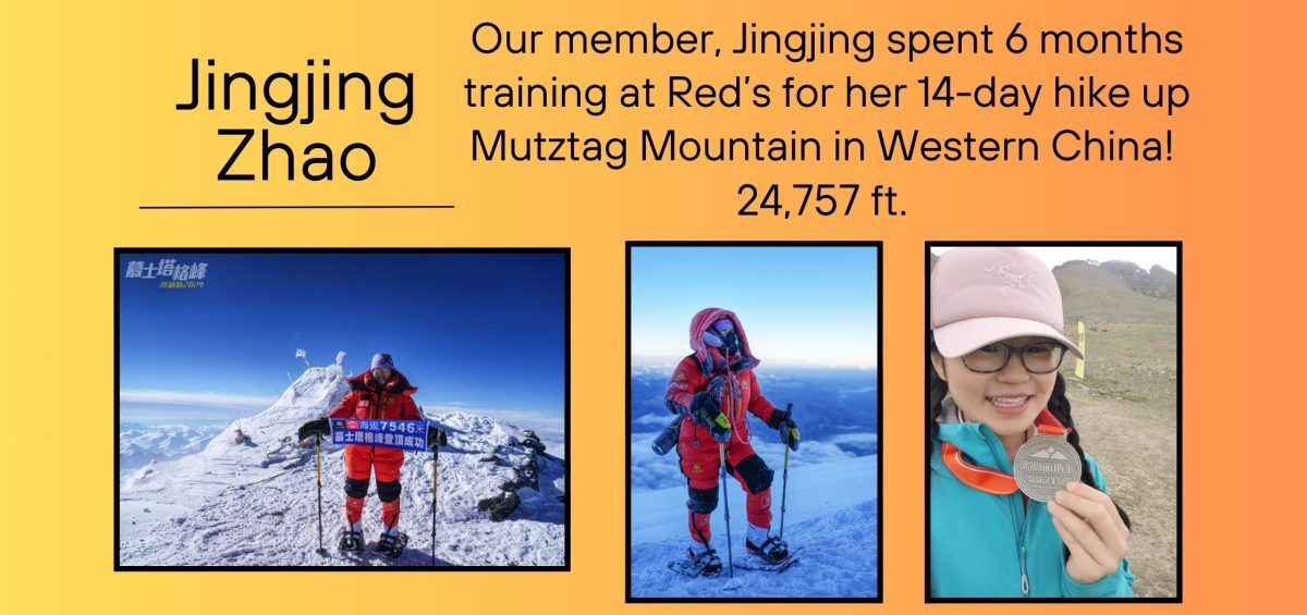 jingjing climbs the mutztag mountain