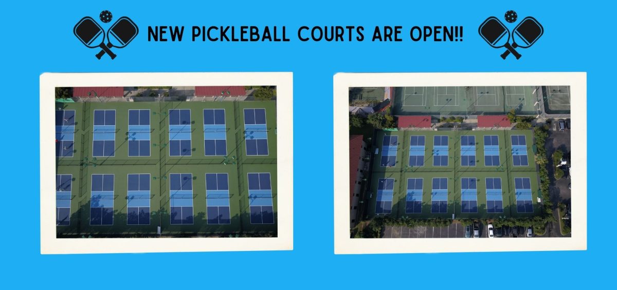 new pickleball courts at reds gym