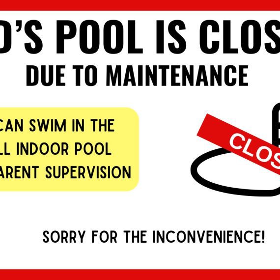 kids pool closure