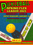 Spring Flex League 2025 Poster