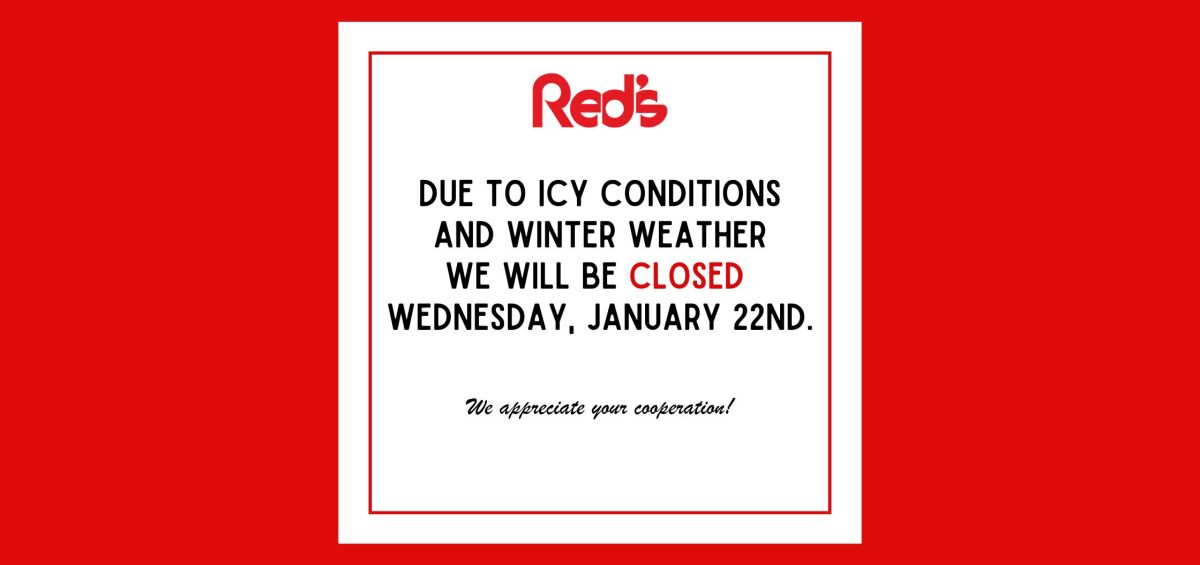 club closure due to icy condition and winter weather