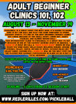 Adult Beginner Clinic Poster Fall 2025