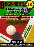 2.0 BEGINNER Flex League, Spring 2026 Poster