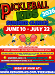 Kids Summer Clinics 2026 - Poster