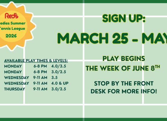 Ladies Summer Tennis League