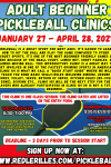 Adult Beginner Clinic Poster - Spring 2025
